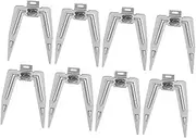 Generic 8pcs Stainless Steel Rotisserie Forks for Air Fryer and Oven Professional BBQ Utensils for Even Cooking and Grilling Meat Carving Tools with Screws for Family Meals