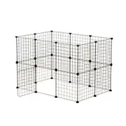i.Pet Pet Dog Playpen Enclosure Cage 20 Panel Puppy Fence Play Pen Foldable Metal