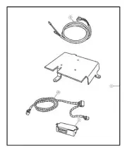 Genuine Mopar Audio Sirius Satellite Radio System Installation Kit 82207932