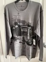 Marc Ecko Cut & Sew Long Sleeve Thermal Style Grey Shirt 3XL MSRP $39.50 NWT