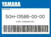 Yamaha Genuine Joint, Carburetor 1 - 5Gh-13586-00-00