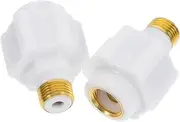 Hoement 2pcs Fireproof Electric Water Heater Leakage Device with Integrated Isolation Wall for Kitchen and Bathroom Shockproof Accessories for Enhanced Safety and User Friendly