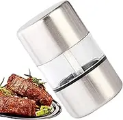 Pepper Mills Grinders - Salt Grinder | spiice Grinder | Pepper Grinder | Pepper Mill - Small Stainless Steel Salt Pepper Mill | Shakers Portable and Travel-Friendly Grinders for Home, Restaurant