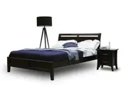 Double Savannah Bed - Dark Chocolate