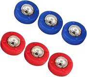 KONTONTY Complete Shuffleboard Equipment 6pcs Mini Rollers Beads Set for Leisure Toy Sport Games