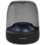 Harman Kardon Aura Studio 4 130W Bluetooth Home Speaker - Black Superior 360 Room-Filling Sound Performance - 5 Diamond-Effect Lighting Themes - Made with Recycled Materials [HKAURAS4BLKAS]