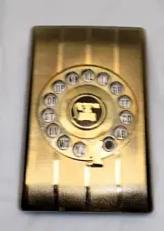 Vintage Dial A Name Telephone Index Rotary Dial Address Book no box.