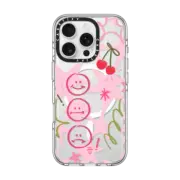 iPhone 16 Pro Clear Case MagSafe Compatible Happy Sad Collage