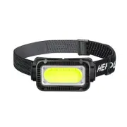 LED Headlamp USB Rechargeable Headlight Torch Red/White Work Light Headband Lamp