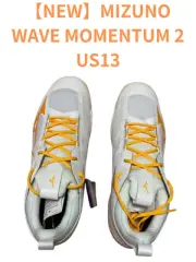 NEW MIZUNO Wave Momentum 2 (Volleyball shoes) [Unisex].White × Orange US13 JAPAN