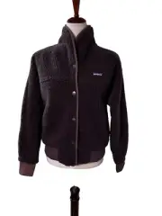 NWT Patagonia Snap Front Retro-X Jacket Dusky Brown Fleece Bomber Women’s S NEW