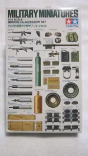 TAMIYA MINITURES MODERN US ACCESSORY SET 1/35 SET