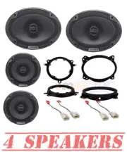 Alpine SPE 6.5" 6x9" Front/Rear Door Speakers for 2007 - 2018 Toyota Tundra
