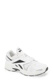 Reebok Premier Road Plus VI Sneaker in White/Washed Black/Grey 1 at Nordstrom, Size 7