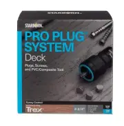 Pro Plug System for PVC Plugs and Epoxy Screws for Trex Lava Rock Decking, 375