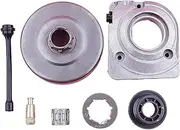 3/8"-7T Clutch Sprocket Rim Kit for for Husqv/Arna 394 395 394XP 395XP with Oil Pump Oil Filter Oil Pipe Chainsaw Spare Part