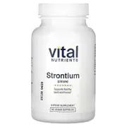 Vital Nutrients, Strontium Citrate, 90 Vegan Capsules (227 mg per Capsule)