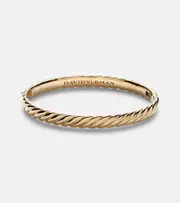 [David Yurman] David Yurman Sculpted Cable 18kt gold bangle M gold