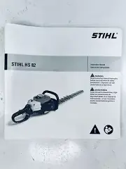 Stihl HS82 Hedge Trimmer Instruction Owner's Manual