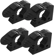 Vaguelly 4pcs Rubber Clamps Car Tool Holder Clamps Roof Rack Mounting Brackets Truck Bed Accessories Truck Accessories Easy To Install For 3-4cm Tube