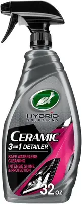 Turtle Wax 53413 Hybrid Solutions Ceramic 3-In-1 Detailer, Waterless Wash and...