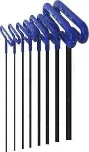 EKLIND 55198 Cushion Grip Hex T-Key allen wrench - 8pc set Metric MM sizes 2-...