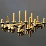 Round Head Socket Screw Grade 12.9 Allen Key Bolts Screws Alloy Steel Titanium Plating Gold Is07380 Metric M2 M2.5 M3 M4 M5 - Screws - - (Size: M5x12mm, Color: 20pcs)