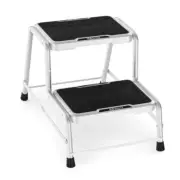 Stool, Stepping Stools for Adults Kids with Non-Slip Rubber Feet, Heavy 2 Step