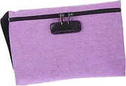 Ipetboom Locking Cash Bag Combination Lock Money Bag Small Locked Pouch Bank Carbon Lining