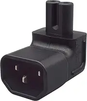 Okiyakusama IEC320 C14 to C7 Power Adapter Connector Conversion Plug C14 3 Pin Male to C7 Figure 8 Female for Home Appliances PDU Chassis