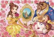 Jigsaw Puzzle Beauty and the Beast Rose Memory 200 Pieces D200-907