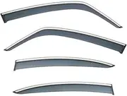 STIDPFZX Window Visor Rain Guard Side Window Deflector Weather Shield Compatible for Suzuki SX4 2006 2007 2008 2009 2010 2011 2012 2013 2014-2023(Sedan GY EY RW)
