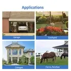 Solar Security Camera Dual Lens Pir Human Detection Full Color Night TOH