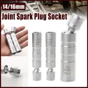 Magnetic Spark Plug Socket Wrench 14mm 16mm Removal Tool Thin Joint Wall Sockets