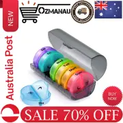 Box Weekly Pill Medicine Organizer Storage AM PM 7 Day 2 Times a Day Large | AU
