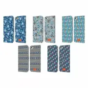 OFFICIAL emoji® WINTER PATTERNS LEATHER BOOK CASE FOR APPLE iPOD TOUCH MP3