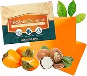 Gentle & Effective Persimmon Soap-Persimmon Soap for Body Odor, Brightening & Glow Persimmon Soap Bar, Persimmon Body Soap for Women with Tea Tree extract & Shea Butter (2)