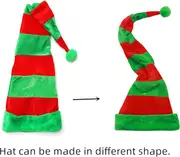 Elf Santa Christmas Long Hat