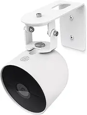 MagitcSee Nest Camera Mount Compatible with Google Nest Cam Battery Indoor/Outdoor,360 View Anti-Drop Outdoor Wall Bracket Mounting Kit Nestcam Accessories- White