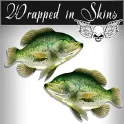 Crappie Decals Fish Stickers Tackle Box RV Truck Camper Trailer AFP-0012