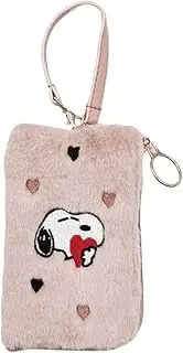 [マリモクラフト] Marimo Craft SPCQ-432 Key Pass Case, Boa Heart, Snoopy (W x H x D): 3.1 x 5.1 x 0.4 inches (80 x 130 x 10 mm)