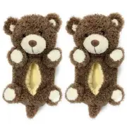 for Women, Bear, Otter Plush Cozy Warm Slippers, (Large, Bear Hug, numeric_9)
