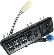 Door Window Master Switch Fit for Toyota Land Cruiser FJ60 FJ62 BJ60 HJ60 1981-1992 Replace#84820-90A08-06 84820-90A08-03 Automotive Replacement Parts