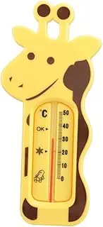 ERINGOGO Bath Thermometer Cartoon Shaped Water Thermometer for Accurate Indoor Outdoor Measurement Durable Material Space Saving Hook Design Adorable Bath