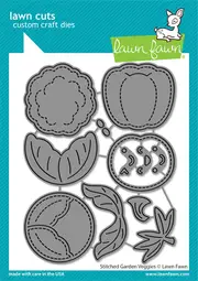 Lawn Fawn Stitched Garden Veggies Die