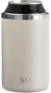 Simple Modern Standard Can Cooler for Beer, Soda, Sparkling Water | Vacuum Insulated Stainless Steel Drink Sleeve Holder Gift for Women Men 12oz Regular | Ranger Collection | Almond Birch
