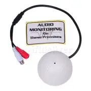 High Sensitive Preamp Audio Microphone Sound Voice Monitoring CCTV Security W0D