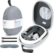 Case Compatible with Meta Quest 3 Standard/Elite Strap, Hard Carrying Case for Q