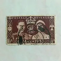 在飛比找蝦皮購物優惠-英國郵票 1937 年加冕喬治六世國王和伊麗莎白女王 1 1