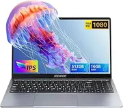 ACEMAGIC Latest 15.6 Inch Laptop for Students and Companies, Quad-Core N-95 Processor up to 3.4 GHz (Beat N5095) Laptop Computer, 16 GB DDR4 512 GB SSD Notebook Computer with Metal Housing Support Wi